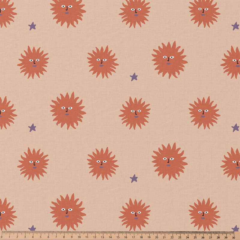 Printed Cotton MINASTRO Pink / Red